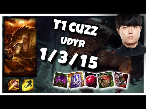 Cuzz Udyr s11 Jungle Challenger Replay (1/3/15) - KOREAN