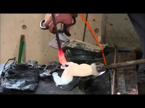 Glass-sculpting     White horse is glass master has been made with  Notojima Glass Studio.