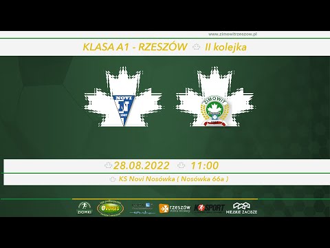 Novi Nosówka - Zimowit Rzeszów - 28.08.2022 - II kolejka - Klasa A1 - Rzeszów