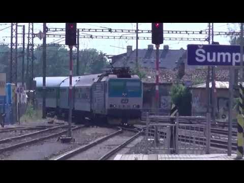 ČD 362.109 - Příjezd vlaku R 911 - Šumperk, 4.7.2015