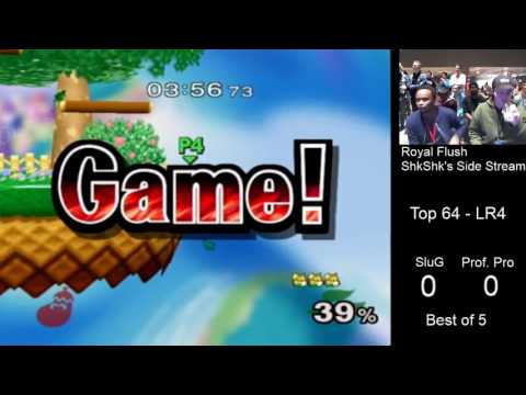 Royal Flush SSBM Top 64 LR4 - SluG (ICs) vs. Professor Pro (Fox)
