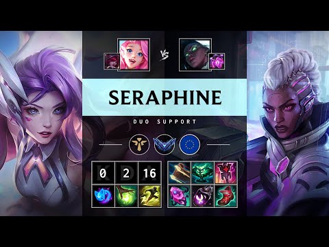 Seraphine Support vs Senna - EUW Diamond Patch 25.04