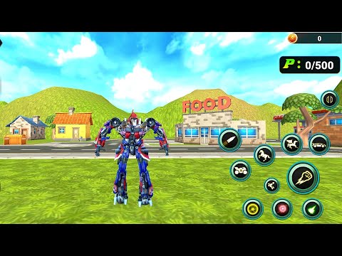 Flying Robot Horse Transform Car Game - Android Gameplay