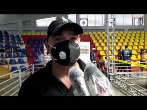 BOXEO PESAJE NICA BOXING KEYVIN LARA VS ALEXANDER TAYLOR 24 07 2020