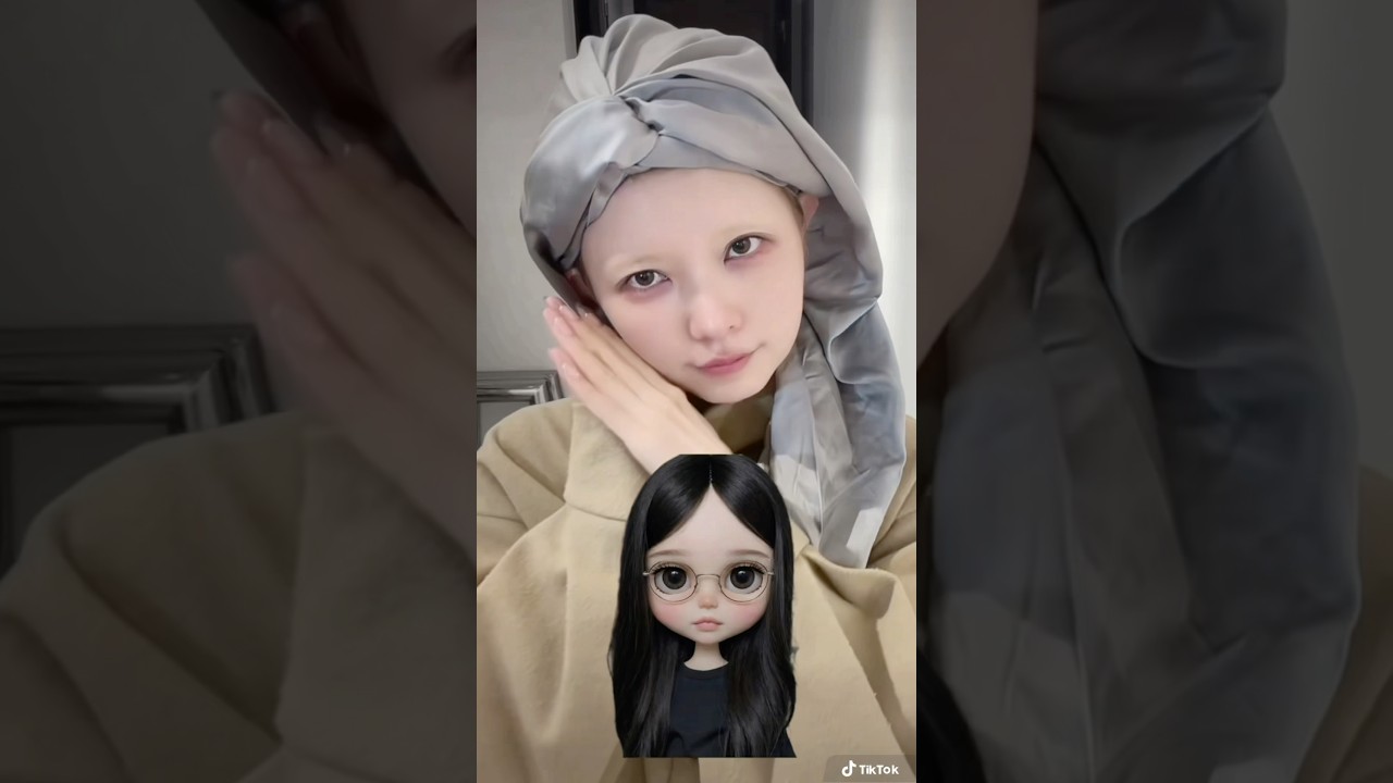 my blythe doll🖤ブライスドールメイクしたよ🖤