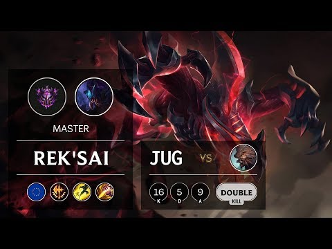 Rek'Sai Jungle vs Udyr - EUW Master Patch 9.9