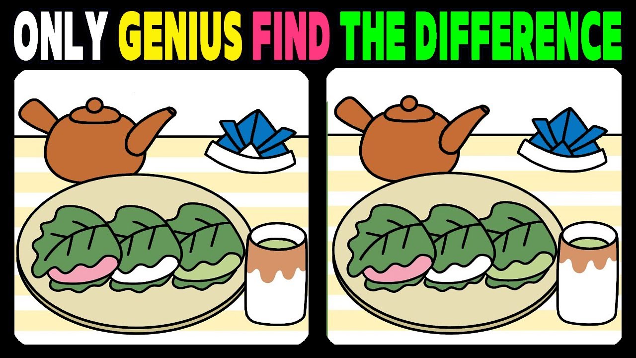Only Geniuses Can Spot All the Differences! 【Find the Difference Challenge】