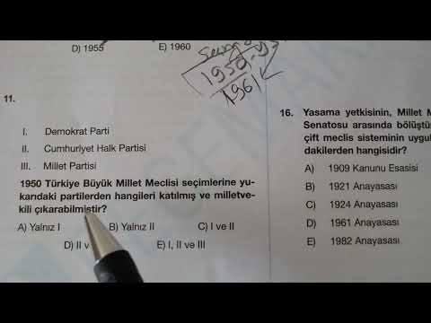 #TÜRKANAYASATARİHİ #2023kpsssoruçözümü. anayasa tarihi