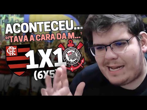 CASIMIRO REAGE: FLAMENGO 1(6)x(5)1 CORINTHIANS - FINAL DA COPA DO BRASIL 2022 | Cortes do Casimito