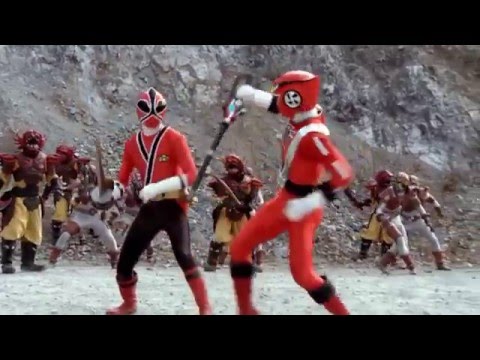 Ranger rojo Samurai vs Ranger rojo Rpm | Pelicula: El choque de los rangers rojo