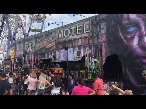 Haunted Mansion dark ride at the Kentucky State Fair (August 25th, 2019)