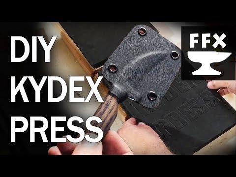 How to make a kydex press and a knife sheath (for about $20) Video