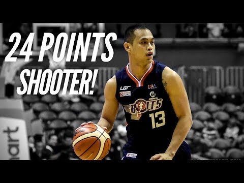Garvo Lanete Full Highlights 2018.02.14 Meralco Bolts vs Phoenix Fuelmasters - 24 Pts BPG!