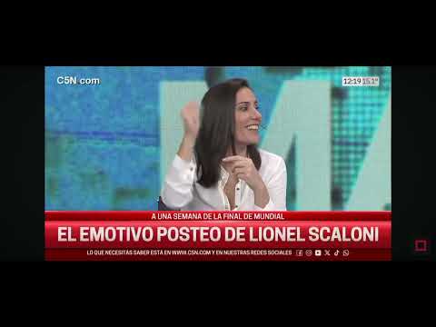 Leonel Scaloni se despidió de Pujato donde fue ovacionado tras el rol de la Selección en el Mundial