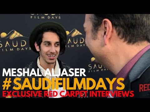 Meshal Aljaser interviewed at the Saudi Film Days World Premiere & Gala #SaudiFilmDays #WeAskMore