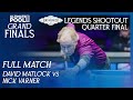 David Matlock Vs Nick Varner Quarter Final Brunswick Legends Shootout