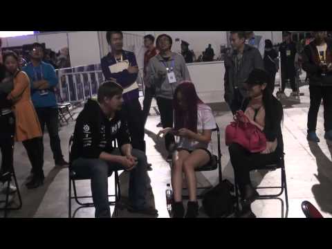 Fun video during match Na`Vi vs LGD @ WCA 2014