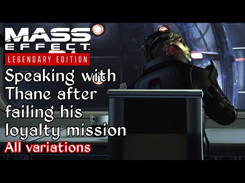 Mass Effect 2 - What happens if you fail Thane's loyalty mission?