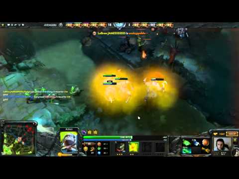 Dota 2 Pudge 5v5 ALL MID COMIC VOICE EDITION