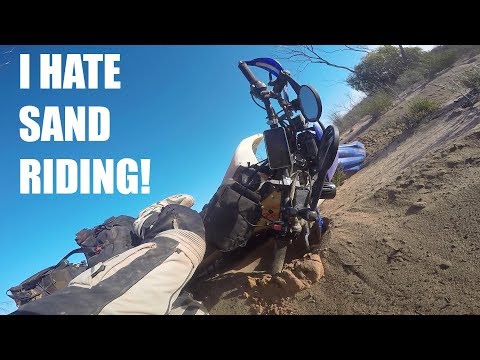 I CRASH IN THE SAND! - Googs Track Desert Adventure! WR250R - Part 5!