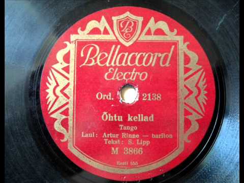 Õhtu kellad - Artur Rinne - 1935