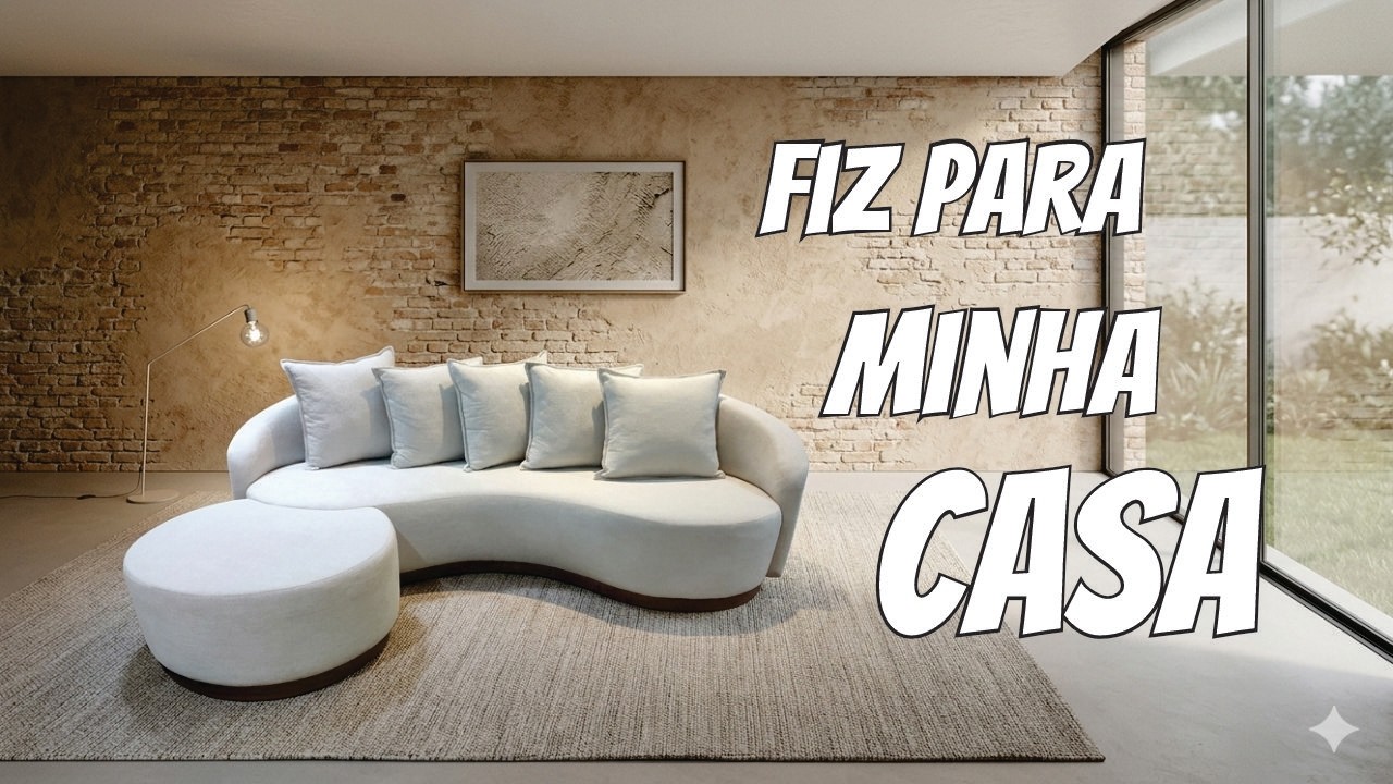 FIZ O SOFÁ DA MINHA CASA!!! PROJETO INCRÍVEL!