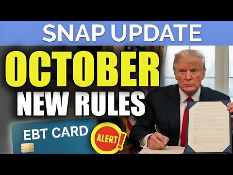 SNAP Rules October 2025 — Food Stamps Changes Explained in 4 Minutes
