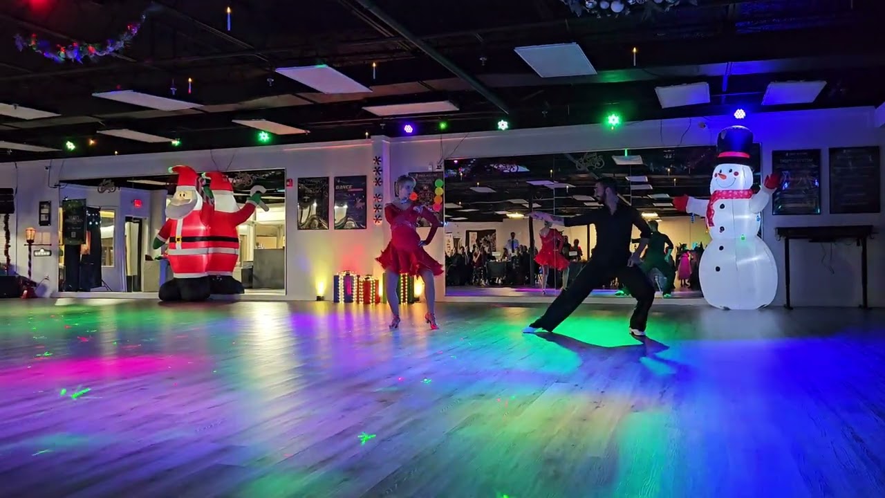 Rumba Show by Pamela & Davy at our Christmas Party 2024