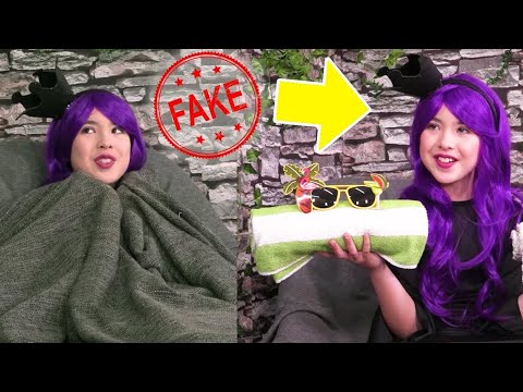 Malice's Pretend Sickness 😷 Princesses In Real Life | Kiddyzuzaa