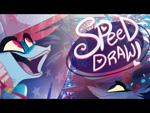 SPEED DRAW- Happy 4th of July- Vivziepop
