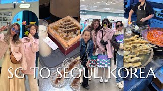 SG to SEOUL KOREA vlog: what to do in myeongdong/dongdaemun area, street food, shopping olive young