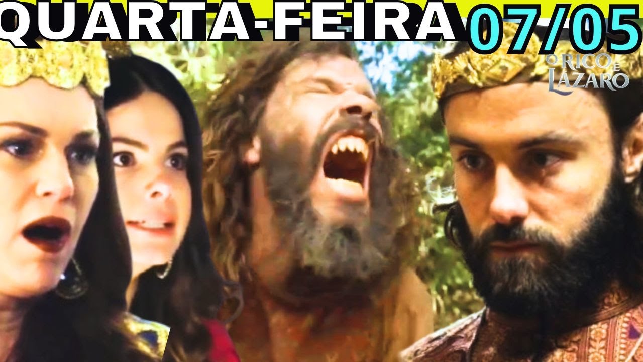 🔴 O RICO E O LAZARO CAPITULO DE QUINTA FEIRA 08 DE MAIO