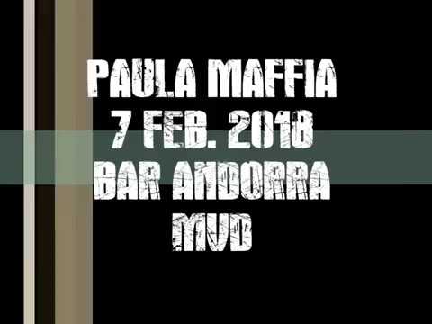 PAULA MAFFIA en BAR ANDORRA MVD 7 feb 2018