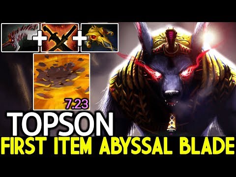 TOPSON [Ursa] This is Pro Build First Item Abyssal Blade Cancer Gameplay 7.23 Dota 2