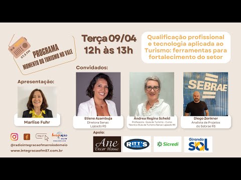 Qualificação profissional e tecnologia aplicada ao Turismo