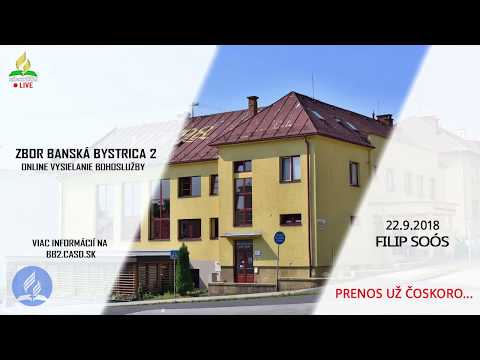 22.9.2018 Bohoslužba - Filip Soós