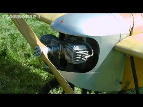 GIANT SCALE RC VINTAGE AIRCRAFT AT LMA MUCH MARCLE MODEL AIR SHOW - 2014