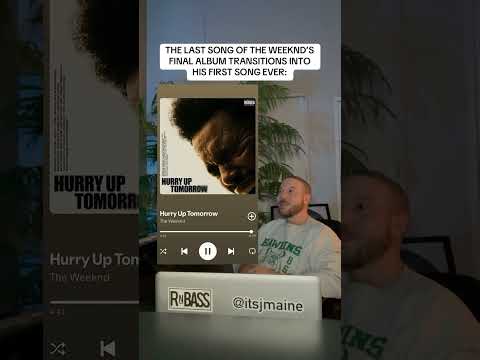 The Last Song On The Weeknd’s Album Transitions To His First Song Ever #shorts #theweeknd #music