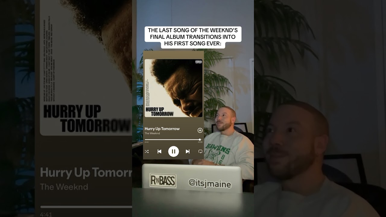 The Last Song On The Weeknd’s Album Transitions To His First Song Ever #shorts #theweeknd #music