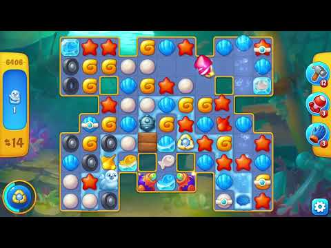 [FISHDOM Walkthrough] Level 6406 (Qua màn - Fishdom)