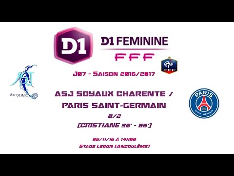 D1F - 2016/2017 - J07 - ASJ Soyaux / PSG 0-2 - 06-11-16 - Le Replay (Court)