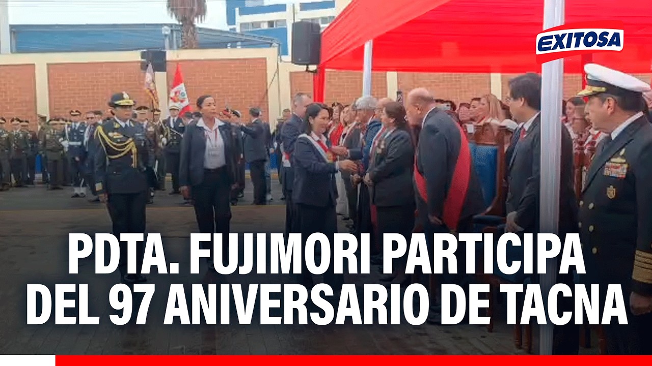 🔴🔵 Pdta. Fujimori participa del 97 aniversario de la reincorporación de Tacna