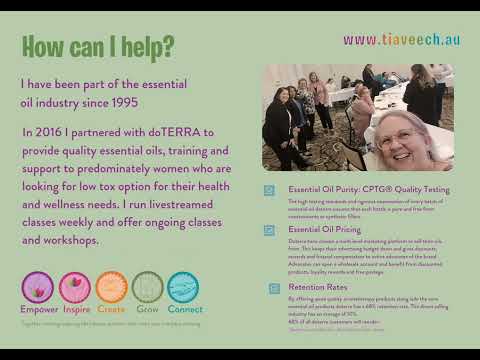 Introducing Tia (Tia the Oil Lady)