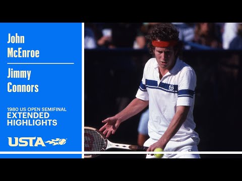 John McEnroe vs. Jimmy Connors Extended Highlights | 1980 US Open Semifinal