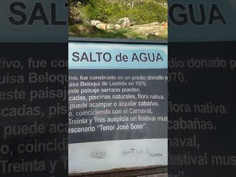 Visitamos SALTO DE AGUA,Cerro Chato, departamento de treinta y tres