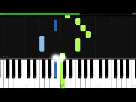 Zdeněk Svěrák, Jaroslav Uhlíř - Mravenčí ukolébavka | Na klavír | Synthesia piano tutorial