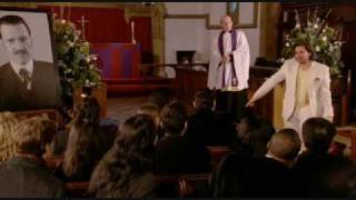 Douglas arrives at his father&#39;s funeral