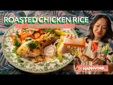 Easy Roasted Chicken Rice (Singapore Style, Balanced, No Deep Frying)