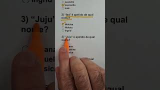 🤔 Adivinhe o nome pelo apelido 👀