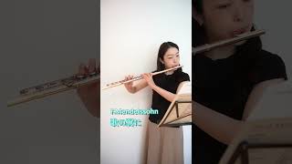 Download lagu 【100曲選】歌の翼に／F.メンデルスゾーン　 #shorts #flute #classic mp3